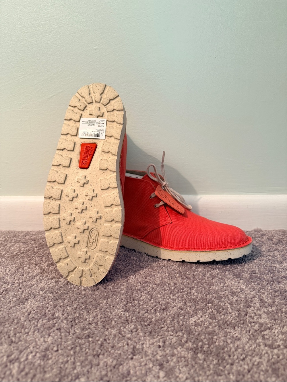 Clarks Women’s Coral Canvas Desert Trek Chukka